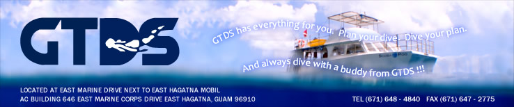 WELCOME TO GUAM TROPICAL DIVE STATION